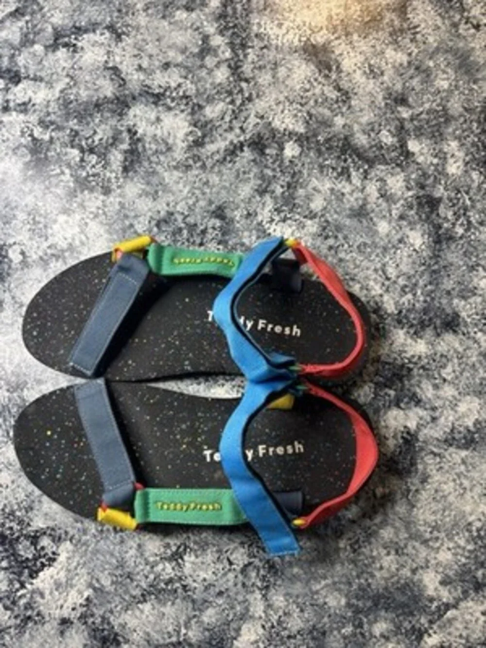 Teddy Fresh Combat Ready Warrior Sandal Multicolored Adjustable Mens 11 NWT